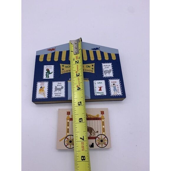 Cats Meow Village Circus Series Side Show Tent Hartel Brothers Lion 1995 - Picture 4 of 8